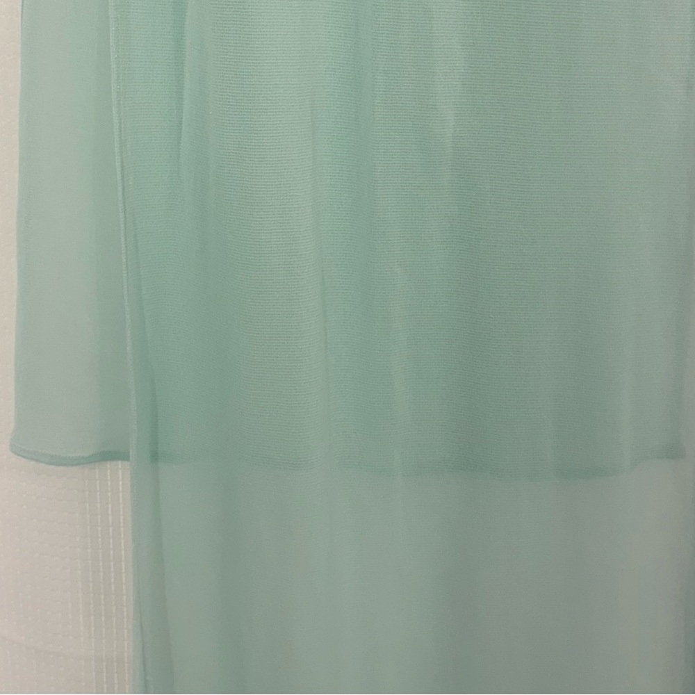 Shawl/Scarf
Mint green 
82 inch length
14 inch width